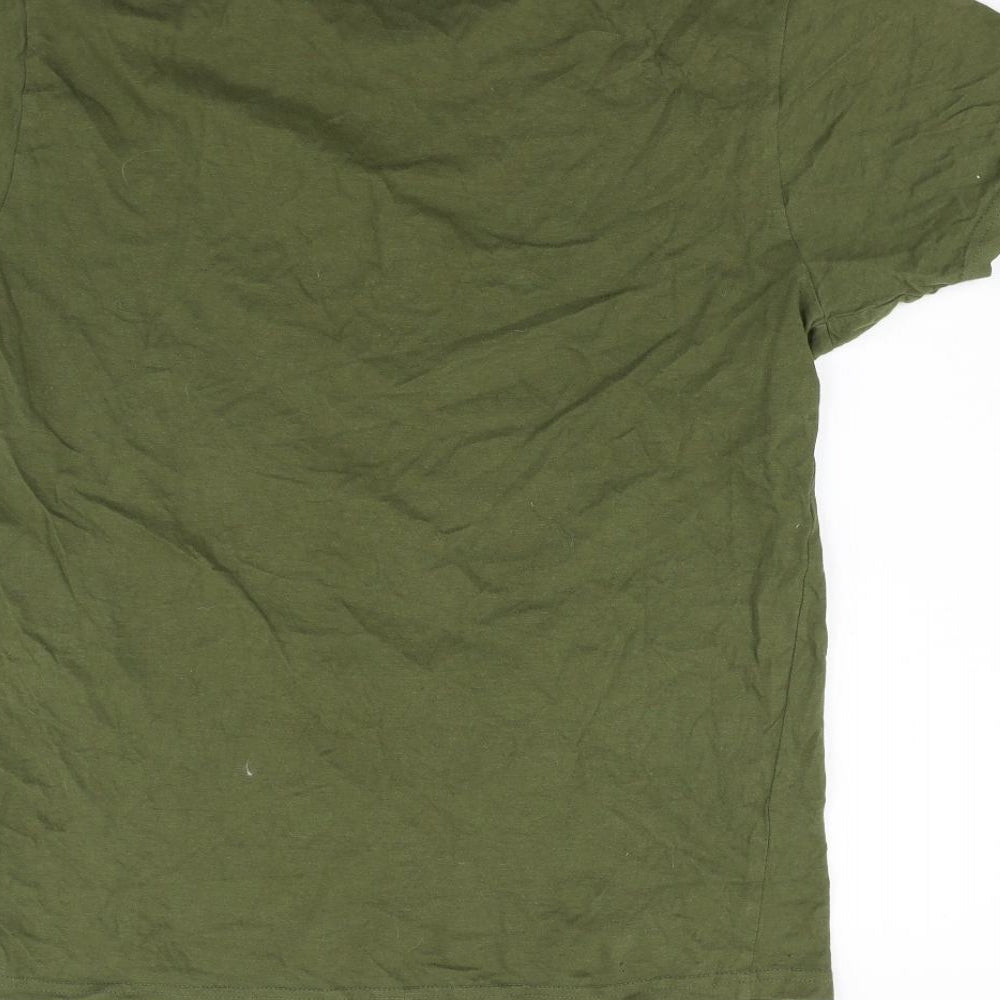 Primark Mens Green    T-Shirt Size M