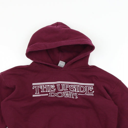 Gildan Girls Purple   Pullover Hoodie Size XL