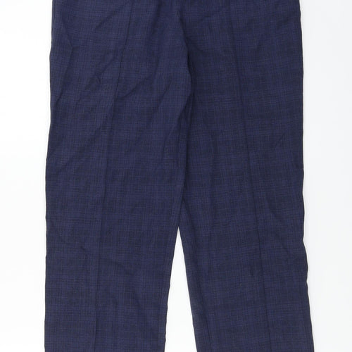Marks and Spencer  Womens Blue   Trousers  Size 10 L25 in