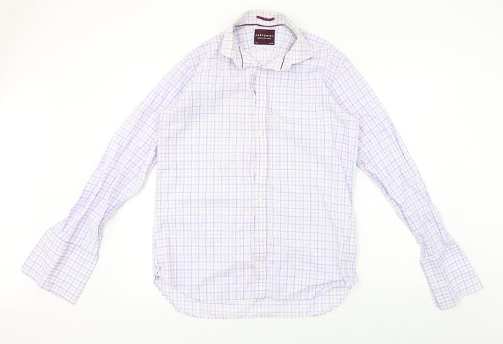 Sartorial Mens Blue Button-Up Size 15.5