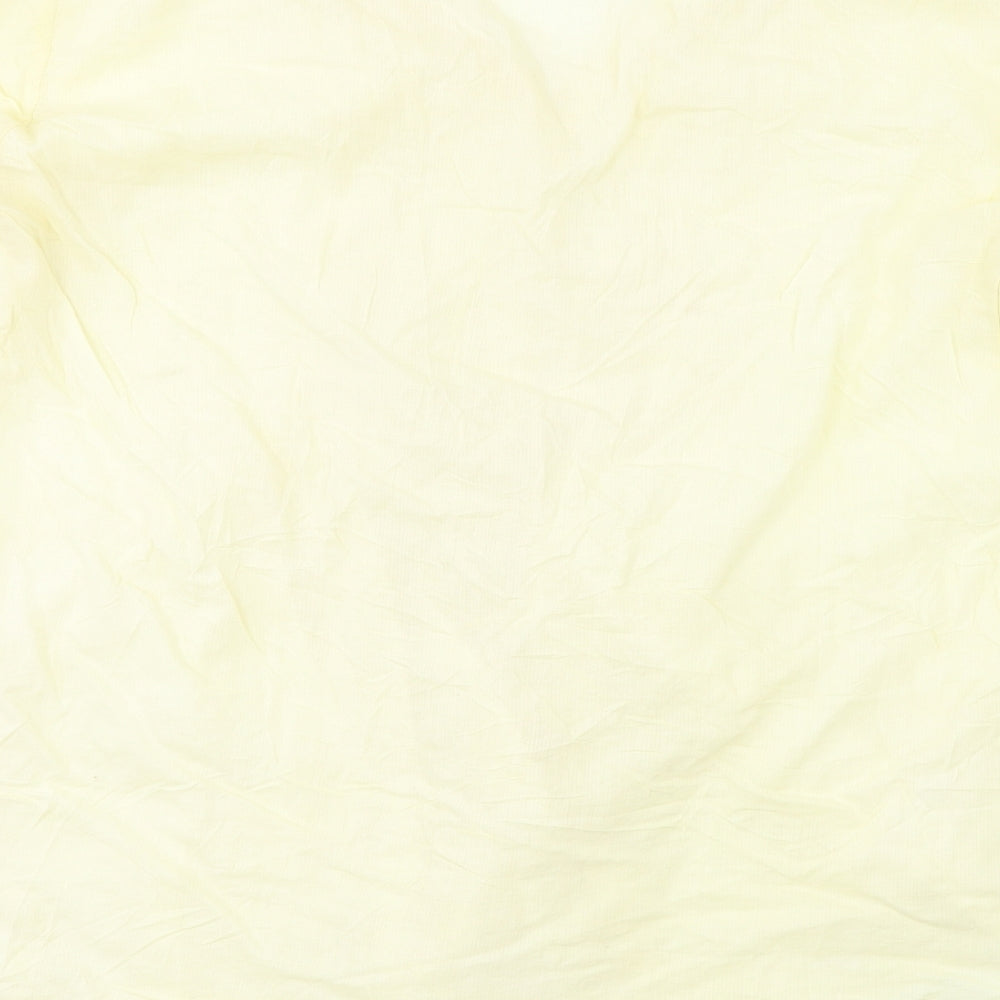 Papaya  Womens Yellow   Basic Button-Up Size 18