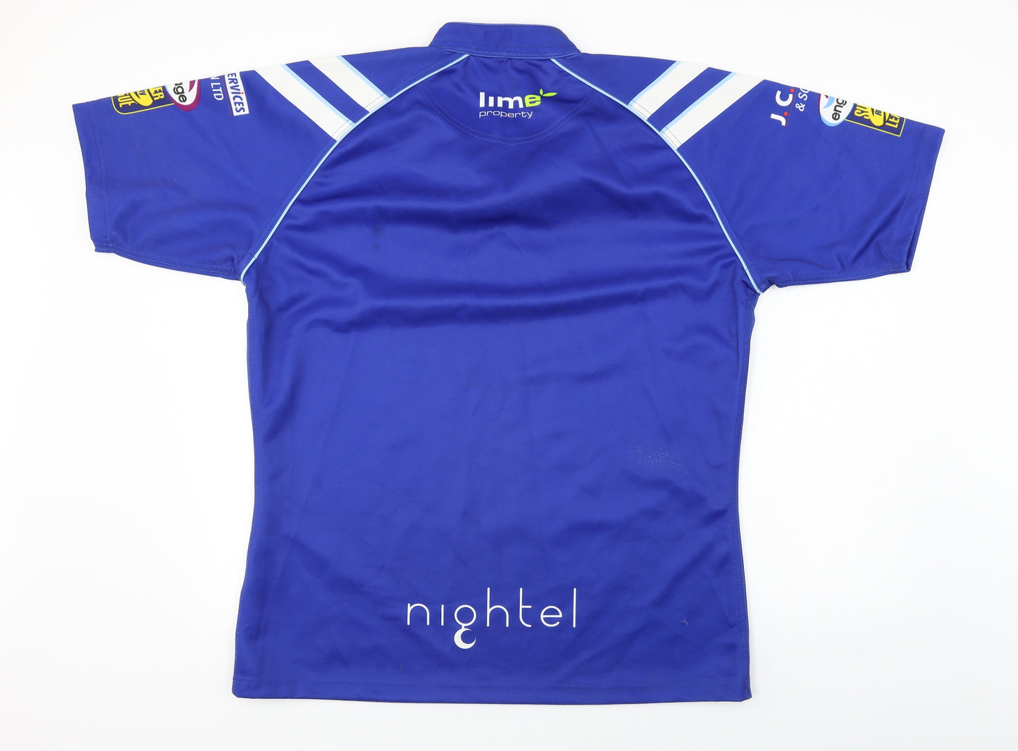 Hull  Mens Blue    Polo Size XL