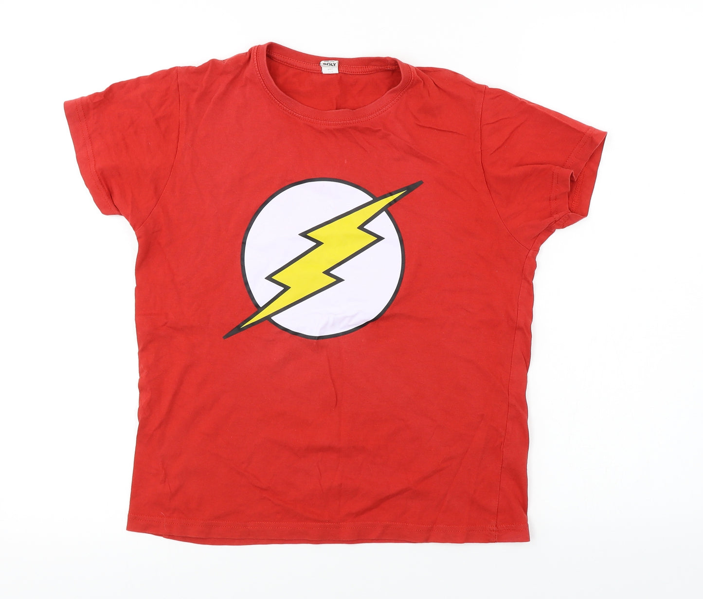 Roly  Boys Red   Basic T-Shirt Size 10-11 Years