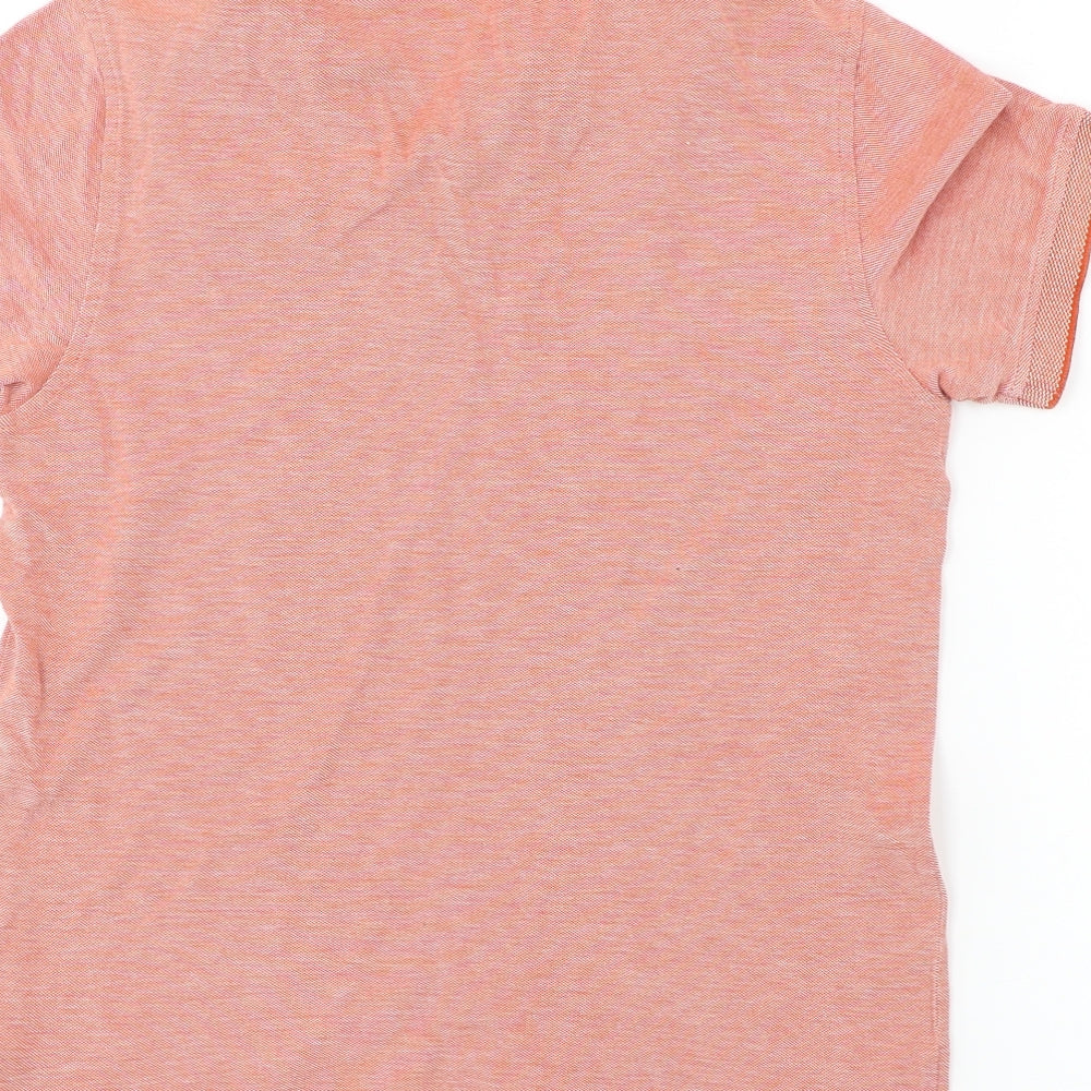 Preworn  Boys Orange   Basic Polo Size 11-12 Years
