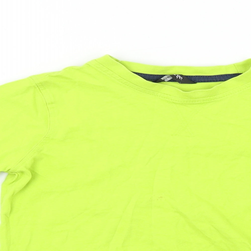 George  Boys Green   Basic T-Shirt Size 4-5 Years