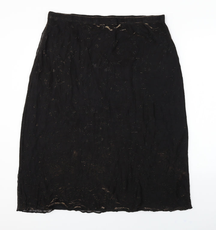 Bonmarché Womens Brown A-Line Skirt Size XL