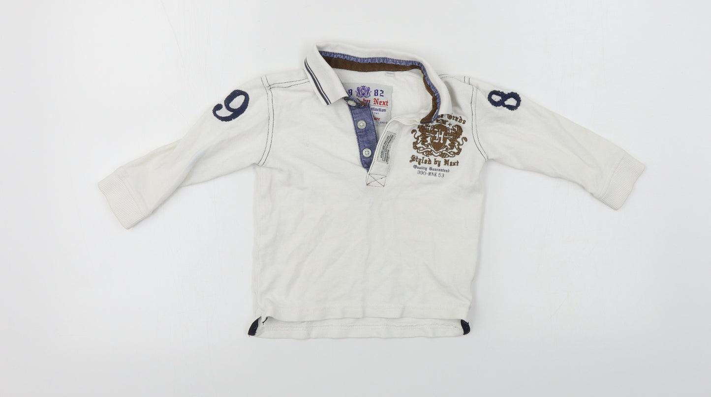 NEXT  Boys White   Basic Polo Size 2 Years