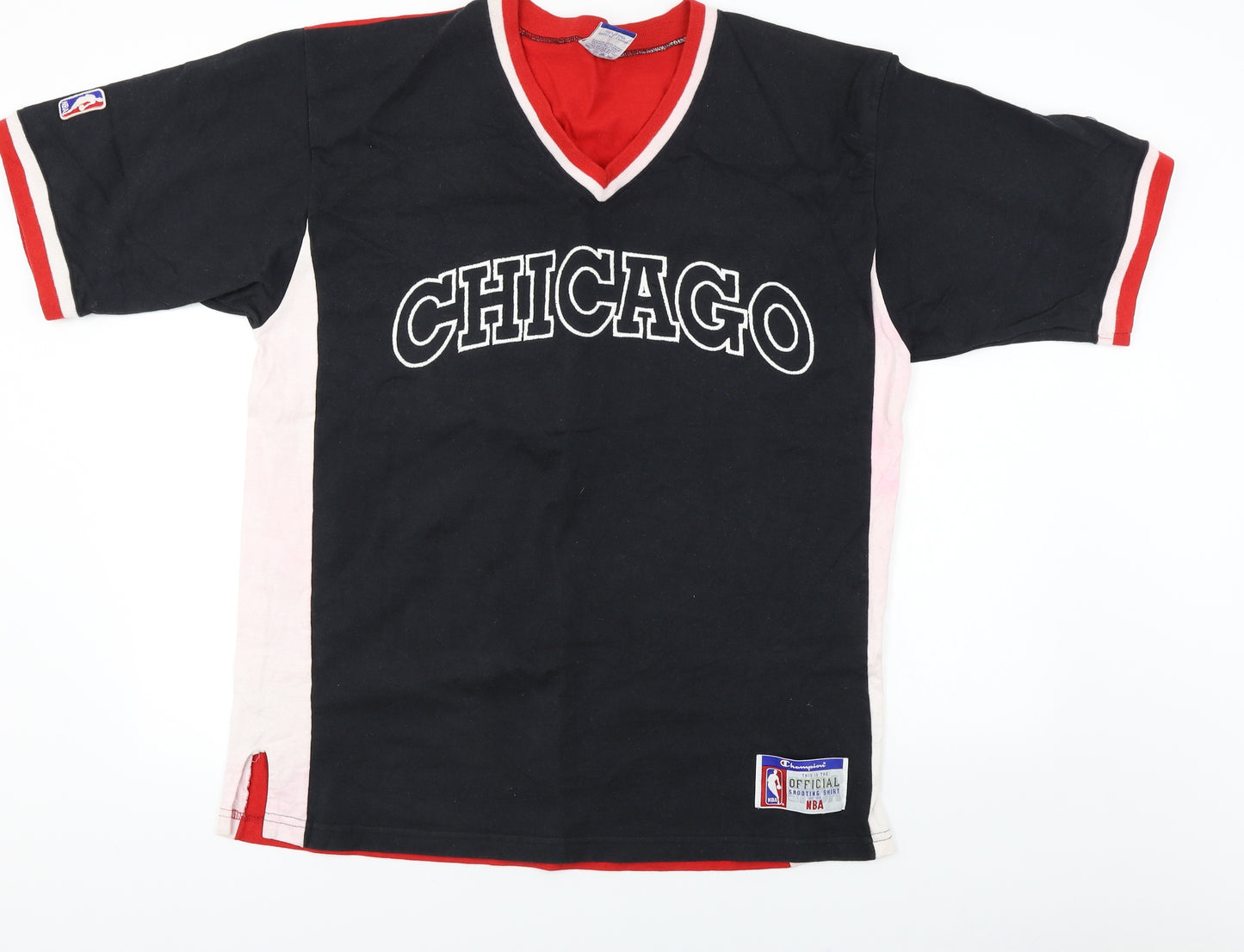 Champion  Mens Black    T-Shirt Size L
