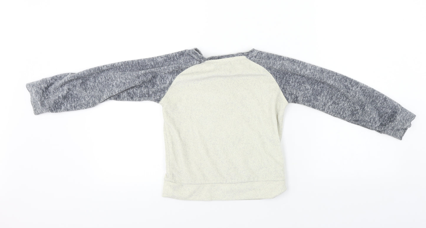 Nutmeg  Girls Beige   Pullover Jumper Size 5-6 Years