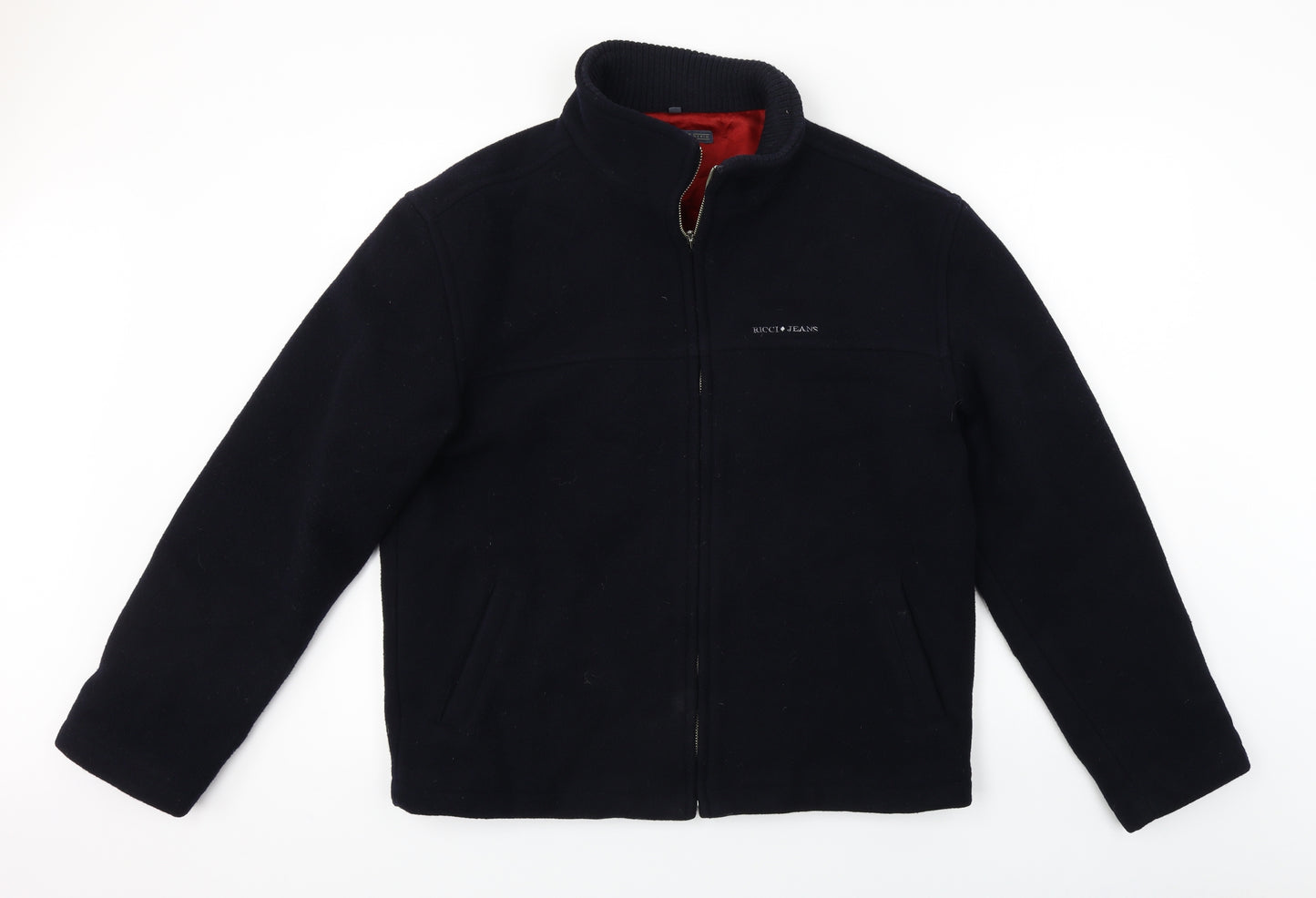 RICCI Mens Blue   Jacket Coat Size L