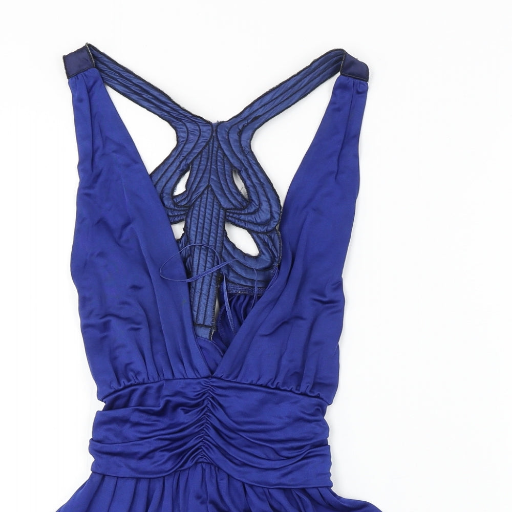 Topshop  Womens Blue   Basic Blouse Size 8