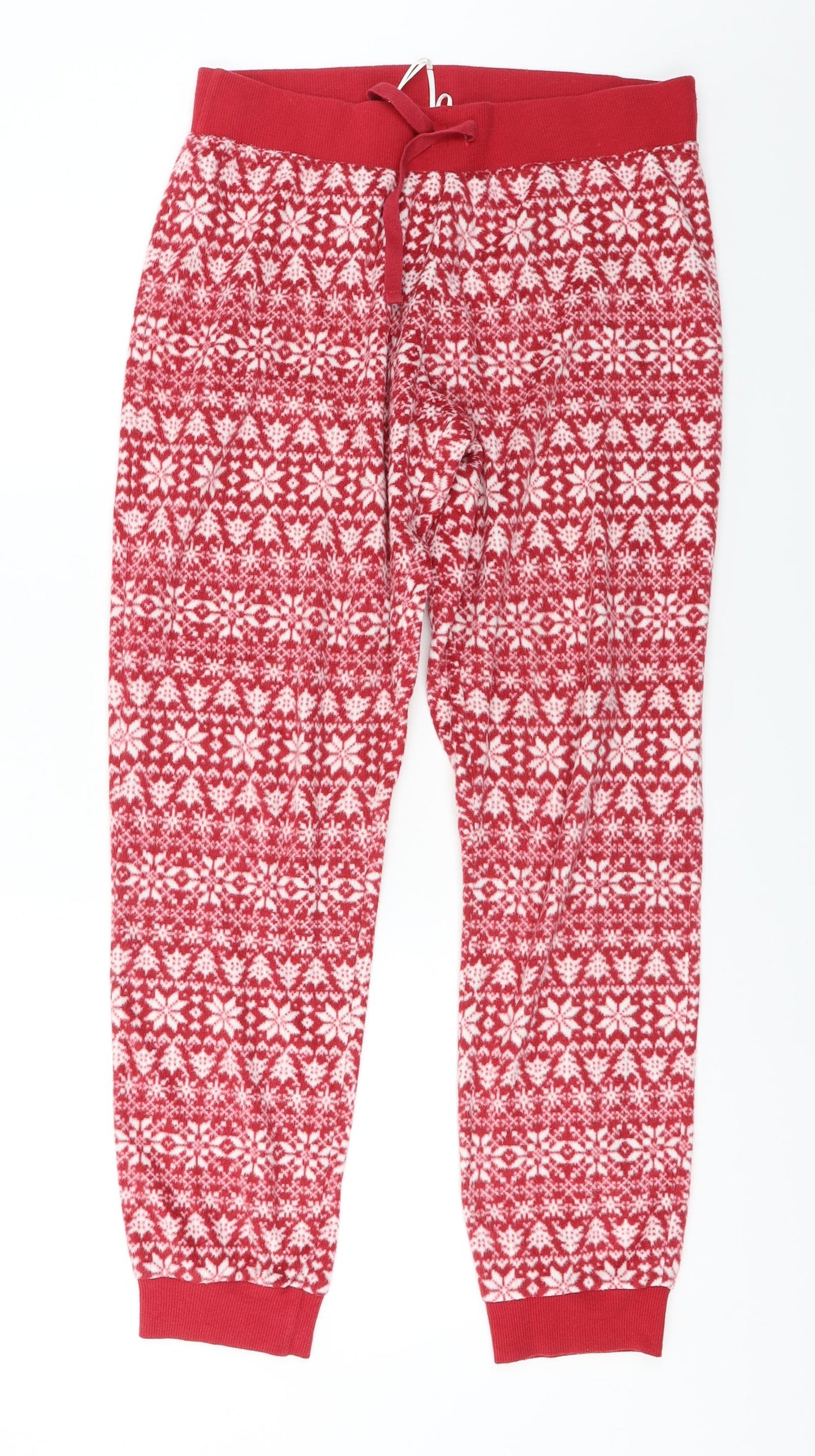 Marks and Spencer  Womens Red   Trousers  Size 14 L26 in