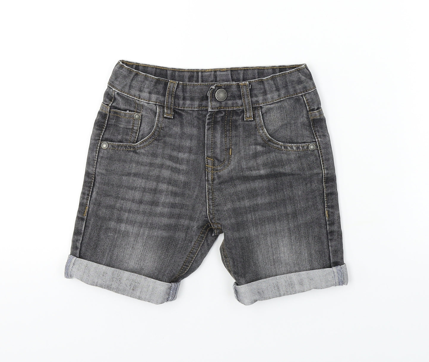 Marks and Spencer  Boys Grey   Chino Shorts Size 4-5 Years