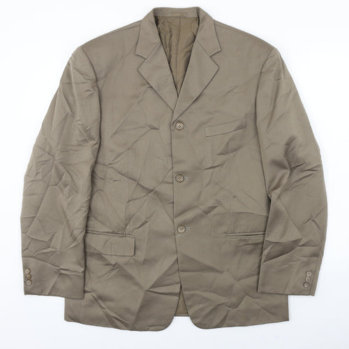 p&r fashion  Mens Brown   Jacket Blazer Size 38