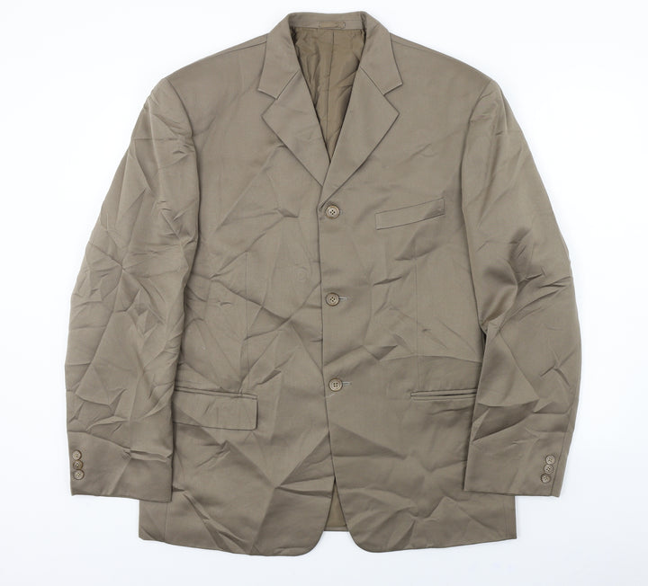 p&r fashion  Mens Brown   Jacket Blazer Size 38