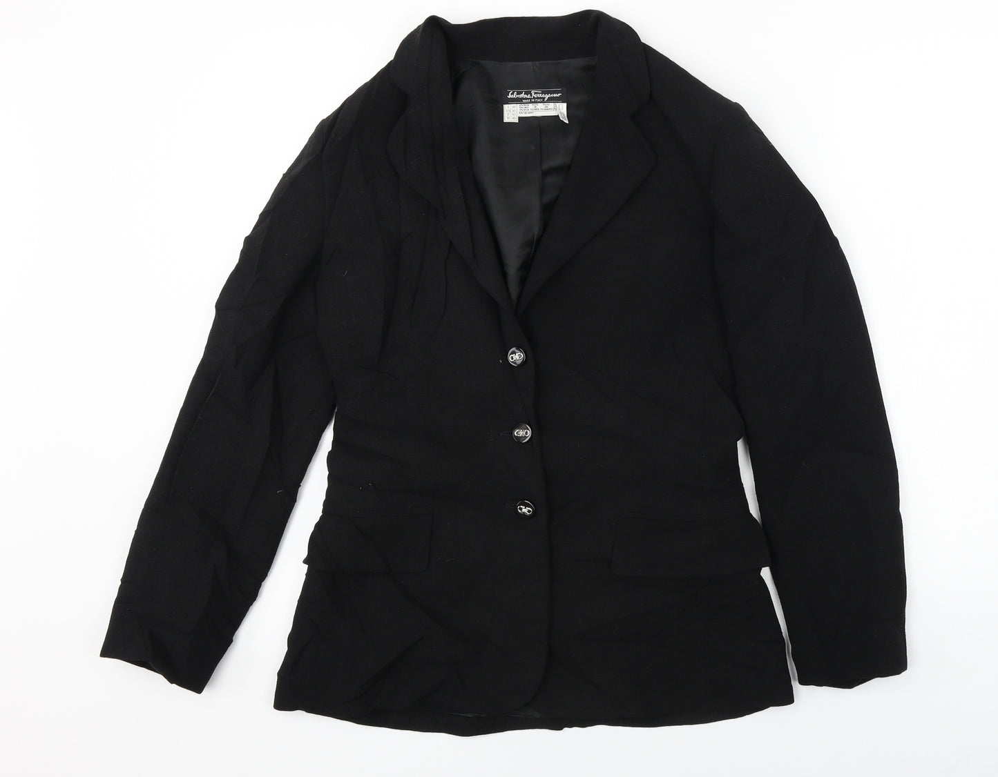 Preworn  Womens Black   Jacket Blazer Size 10