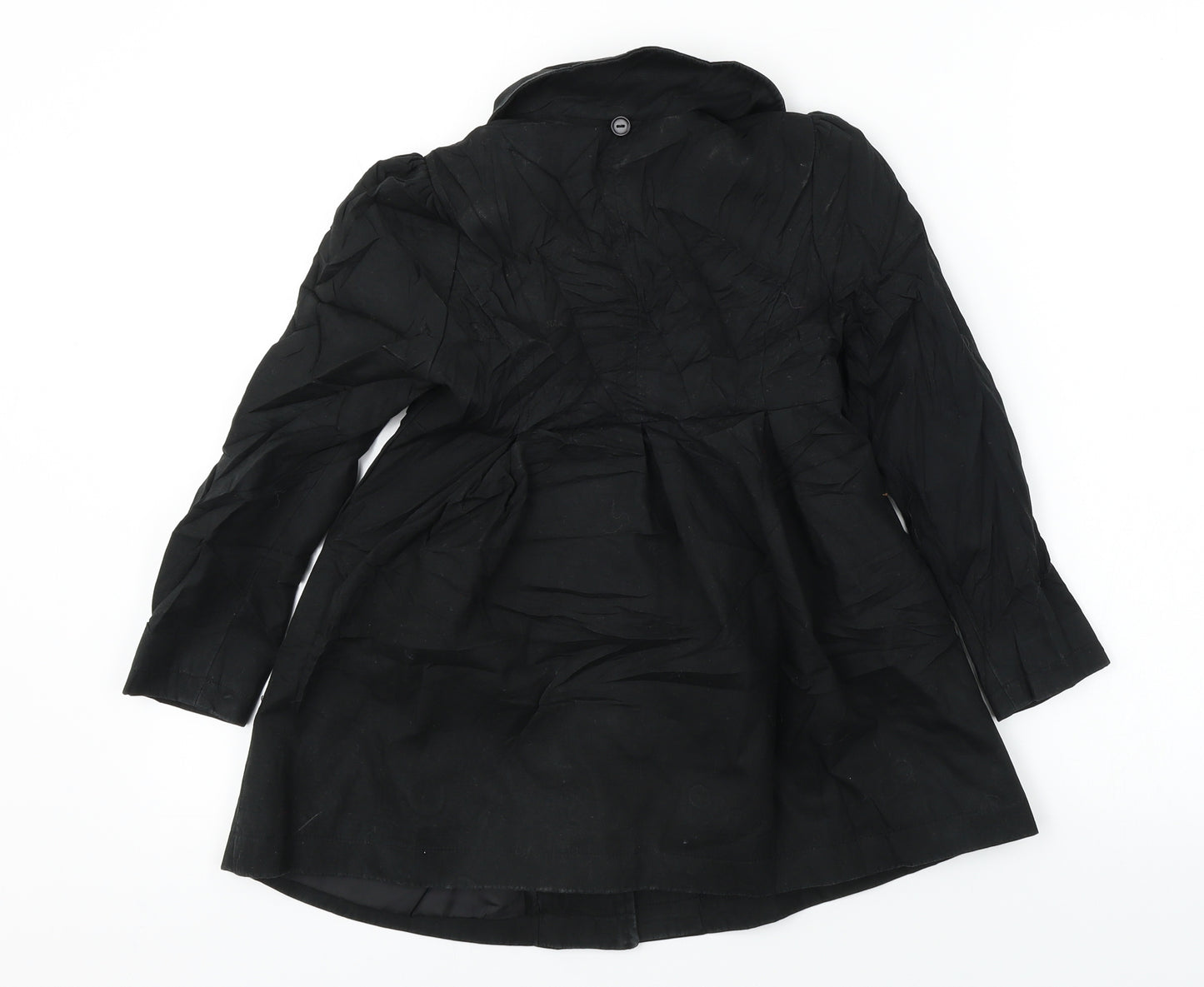 Back to school  Girls Black Ikat  Jacket Coat Size 7-8 Years