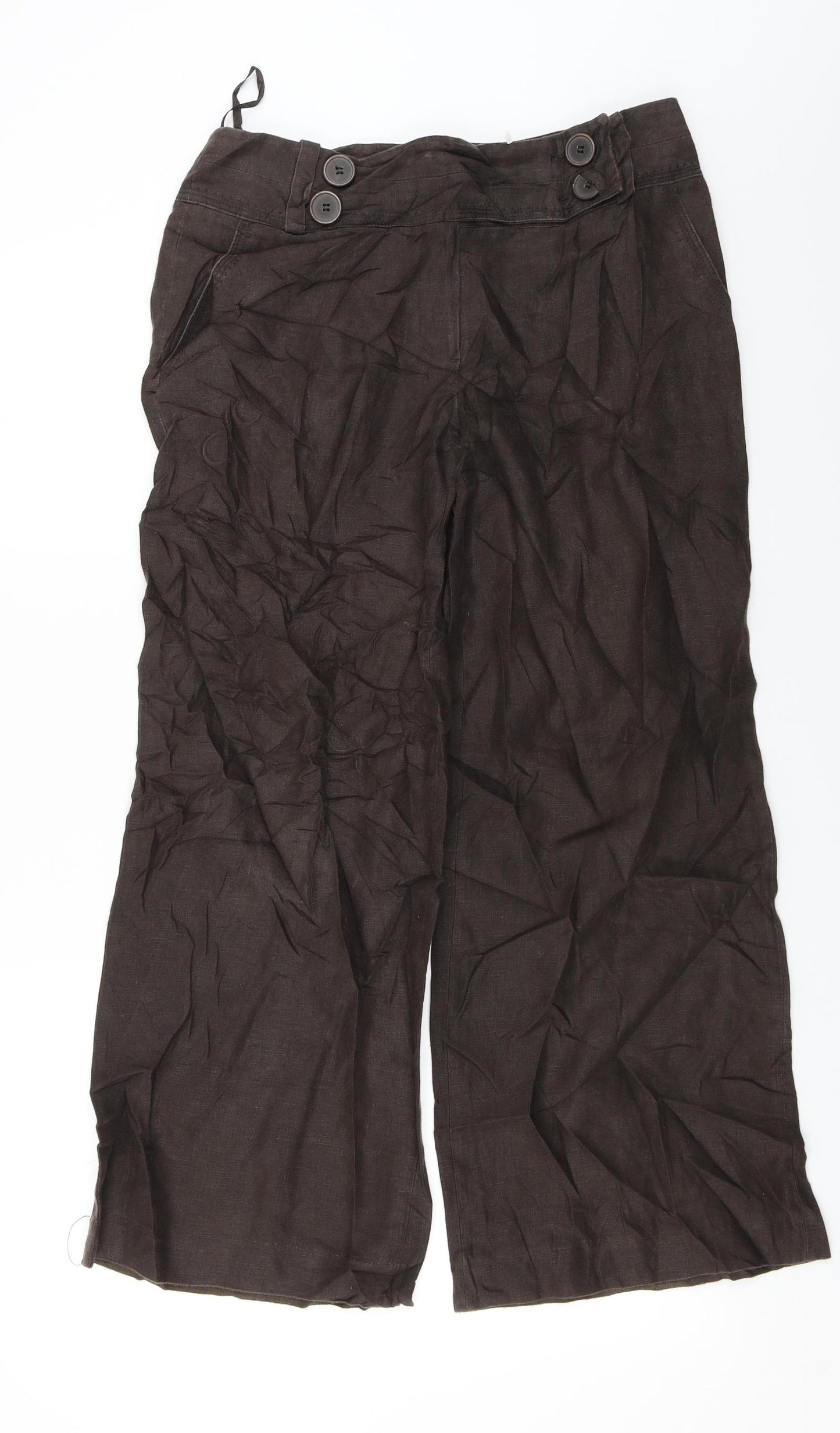 NEXT  Womens Brown   Trousers  Size 10 L24 in