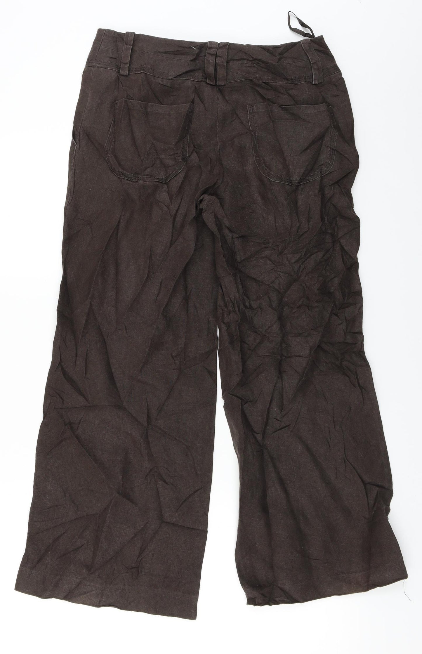 NEXT  Womens Brown   Trousers  Size 10 L24 in