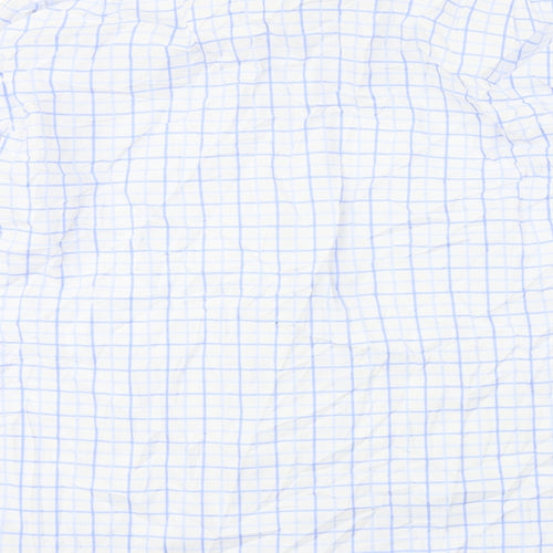 Linea  Mens Blue Check   Button-Up Size 16