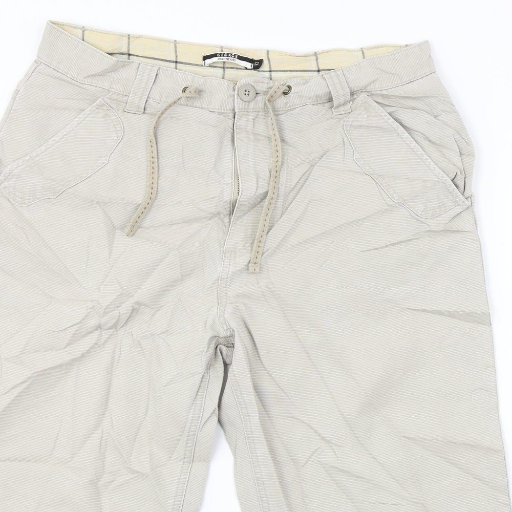George  Mens Beige   Chino Shorts Size 32 in