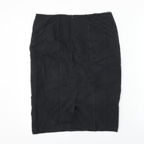 Marks and Spencer  Womens Black   A-Line Skirt Size 32 in