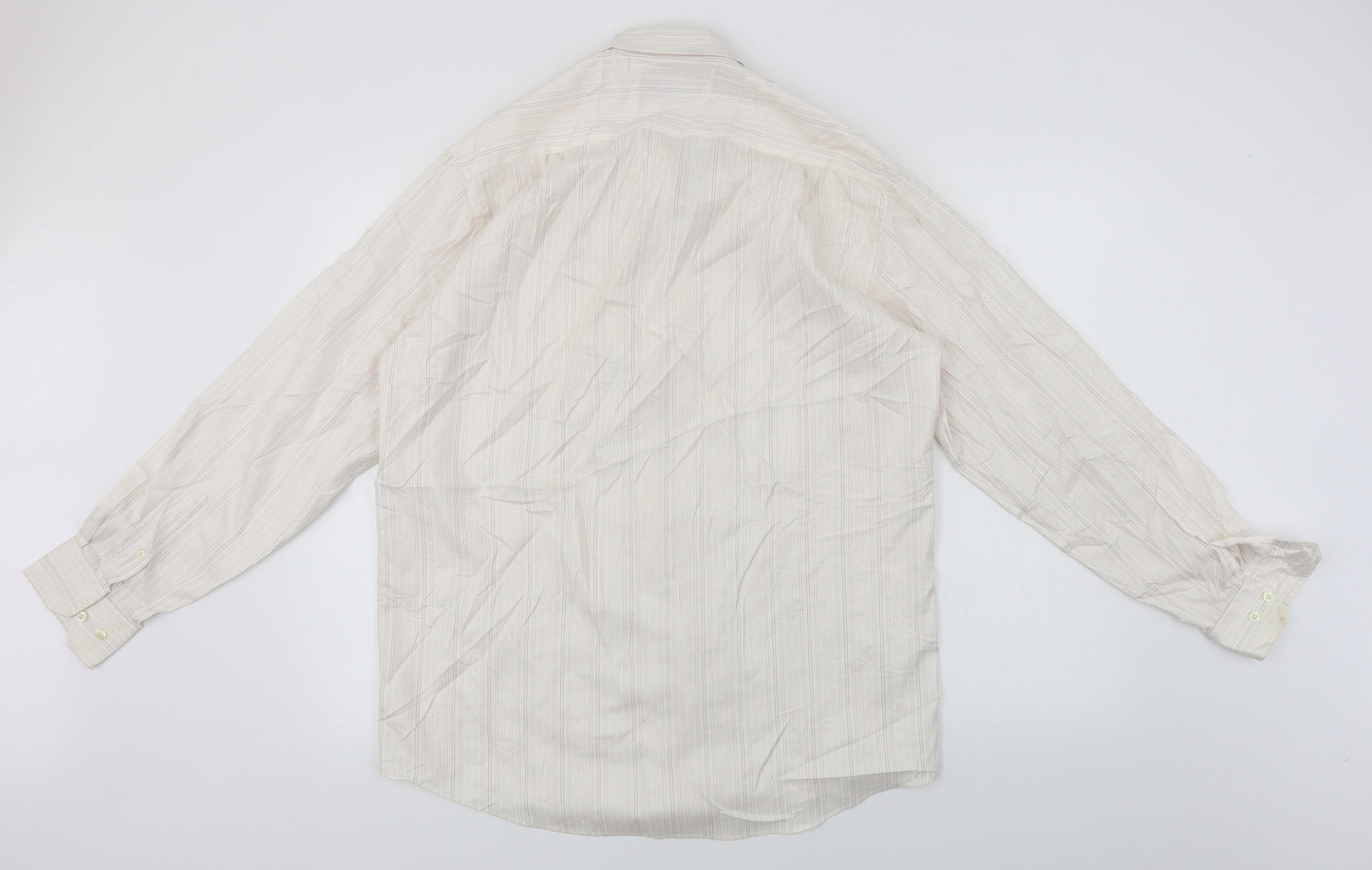Taylor & Wright  Mens Pink Striped   Dress Shirt Size 15.5