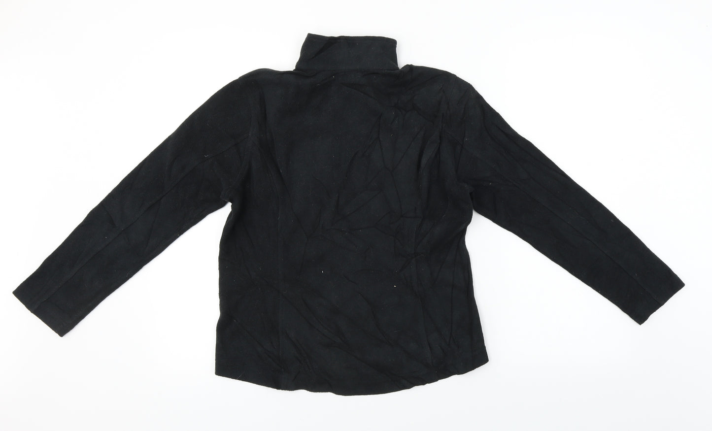 Lands' End  Womens Black   Henley Jumper Size XS