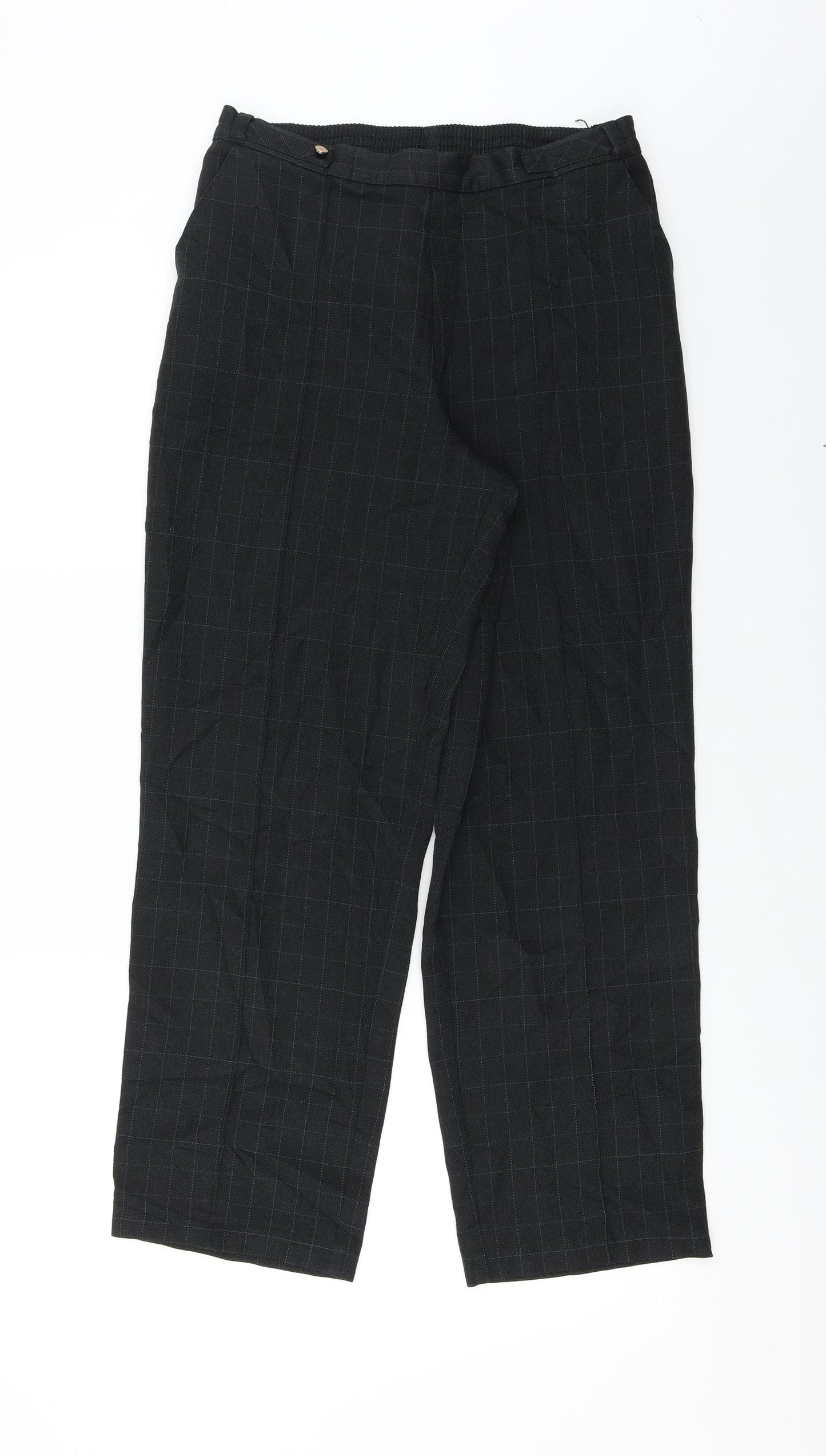 Marks and Spencer  Womens Black   Trousers  Size 10 L25 in