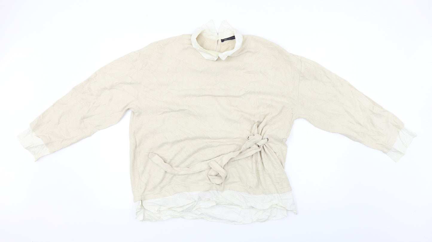 Marks and Spencer  Womens Beige   Pullover Jumper Size 14
