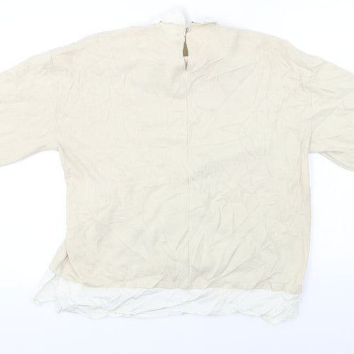Marks and Spencer  Womens Beige   Pullover Jumper Size 14