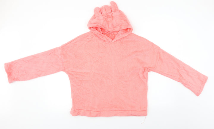 Preworn Womens Pink Pullover Hoodie Size M