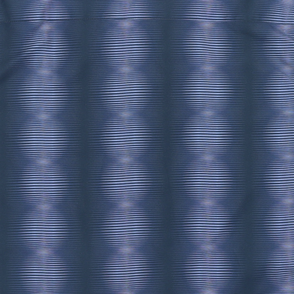 Contemporary Mens Blue    Button-Up Size S