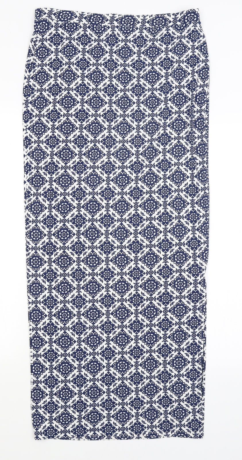Altura Womens Blue Paisley  Maxi Skirt Size 12