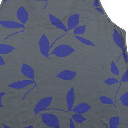 Preworn Womens Grey Floral  Basic Tank Size M