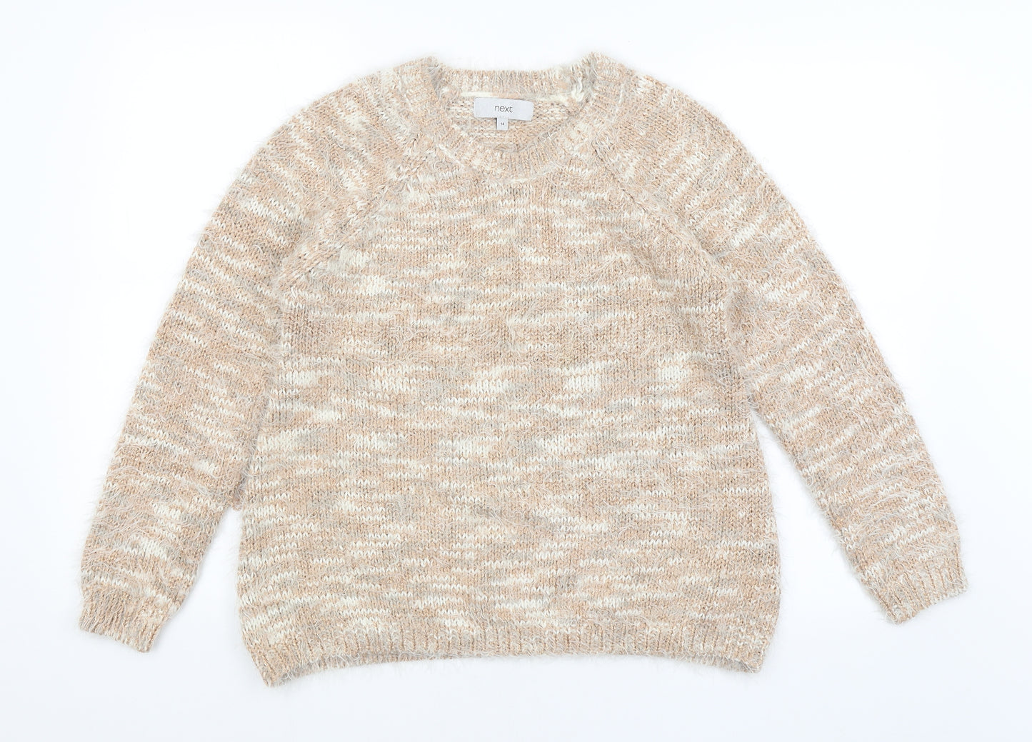 NEXT Womens Gold   Pullover Jumper Size 14