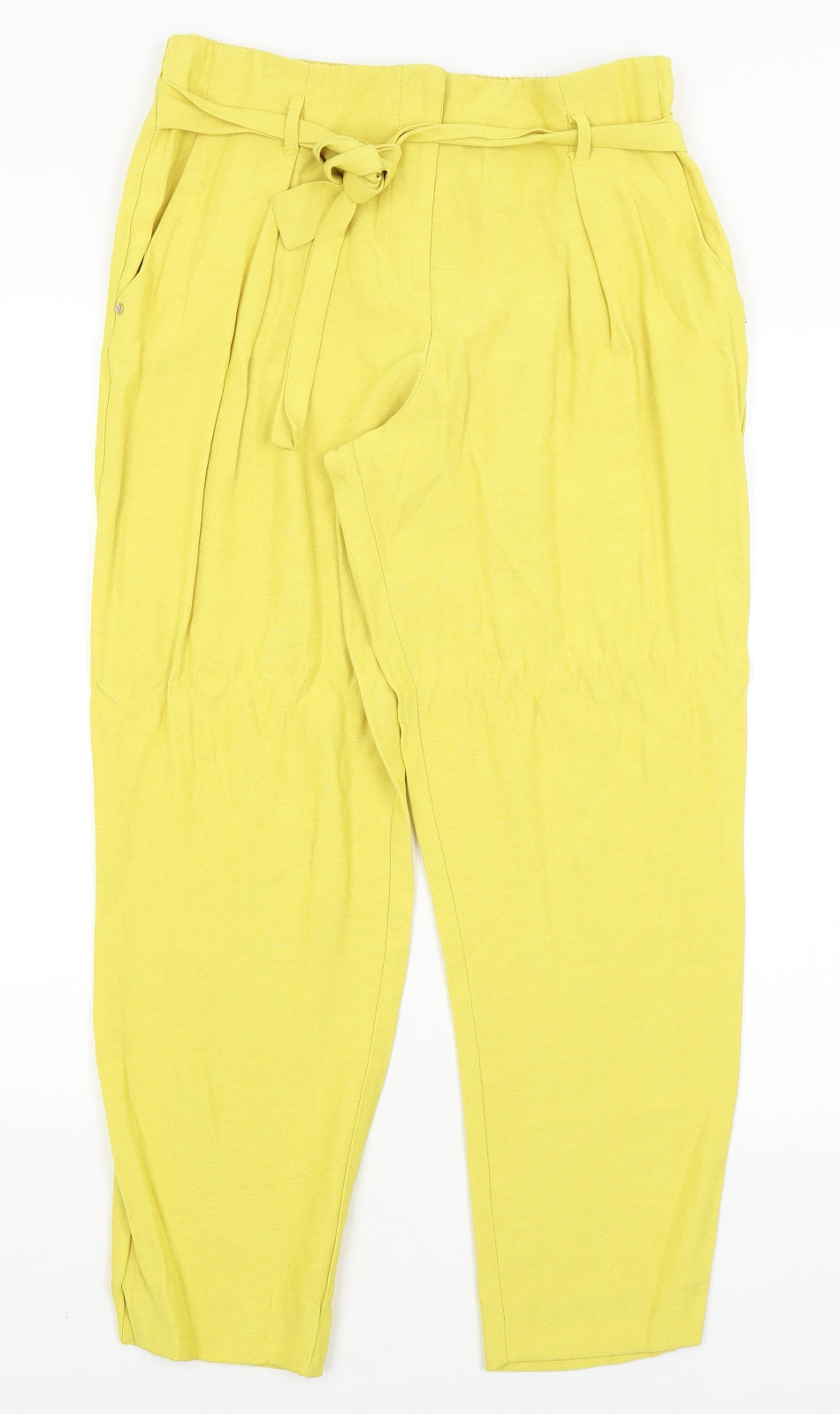 River Island Womens Yellow   Trousers  Size 14 L27 in