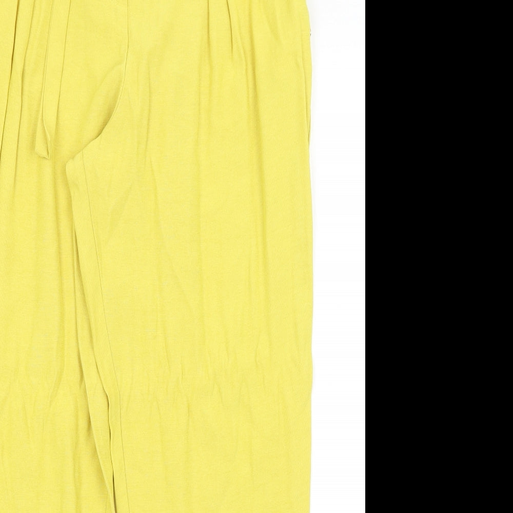 River Island Womens Yellow   Trousers  Size 14 L27 in