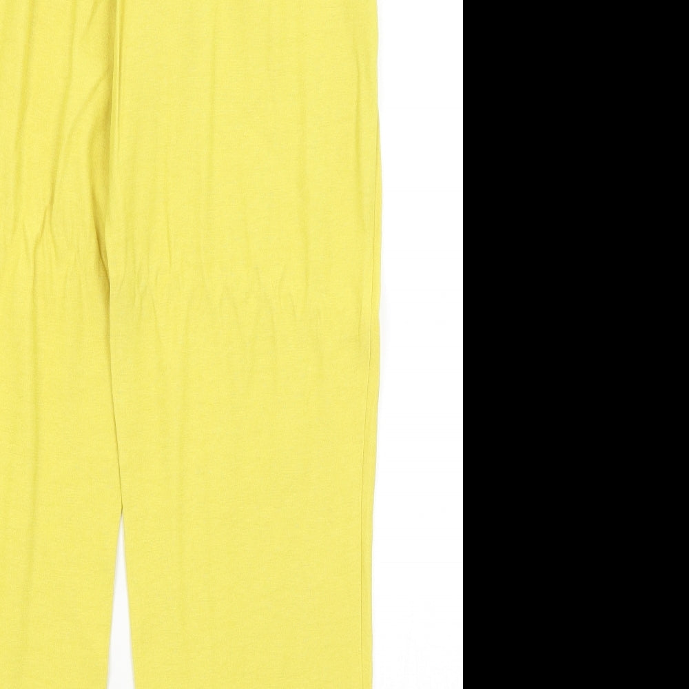 River Island Womens Yellow   Trousers  Size 14 L27 in
