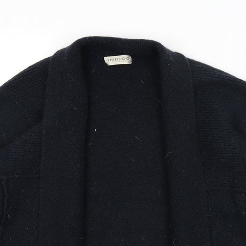 M&S Womens Blue   Wrap Jumper Size M