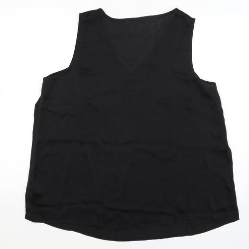 Julipa Womens Black   Basic Tank Size 16