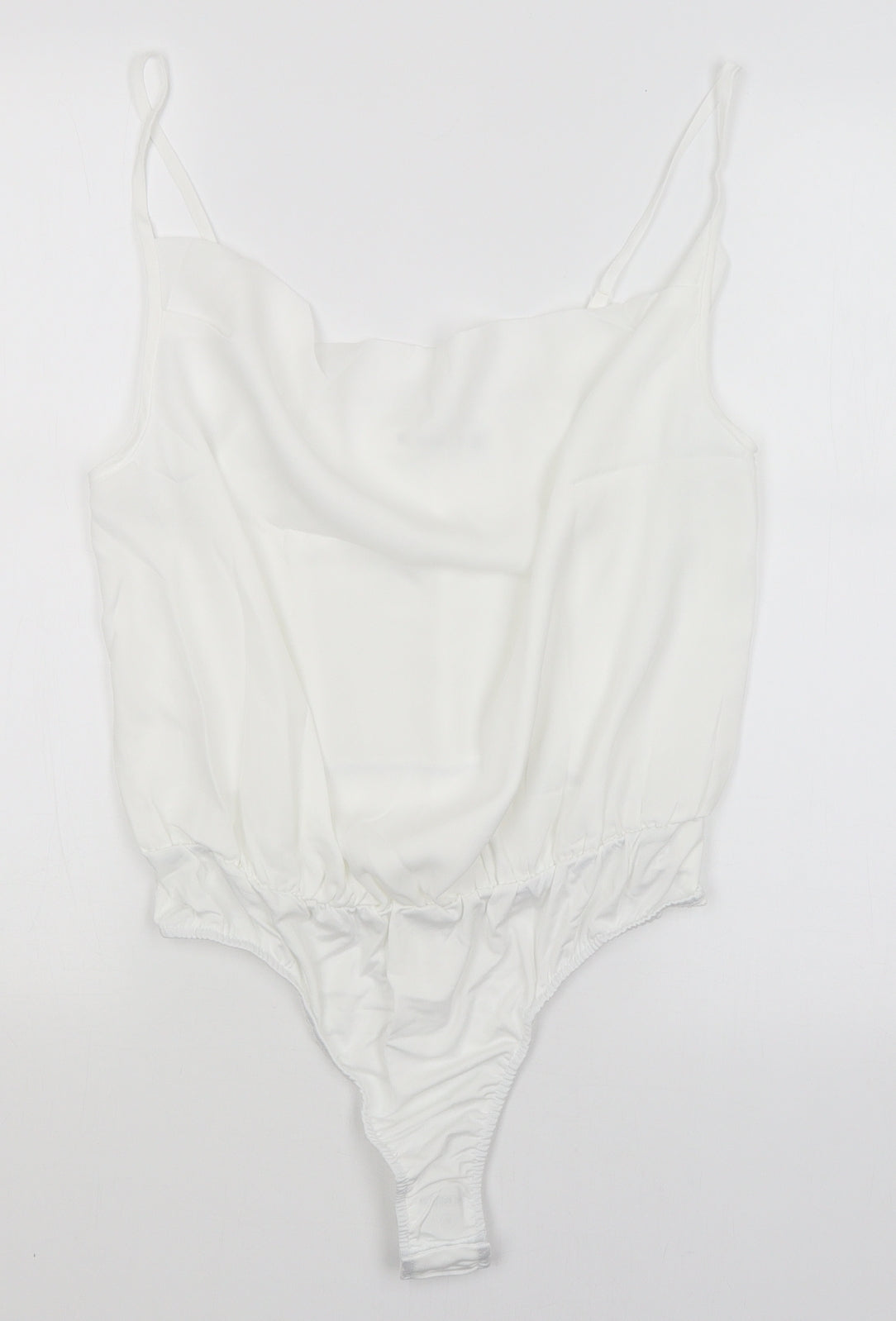 Missguided Womens White   Bodysuit One-Piece Size 16