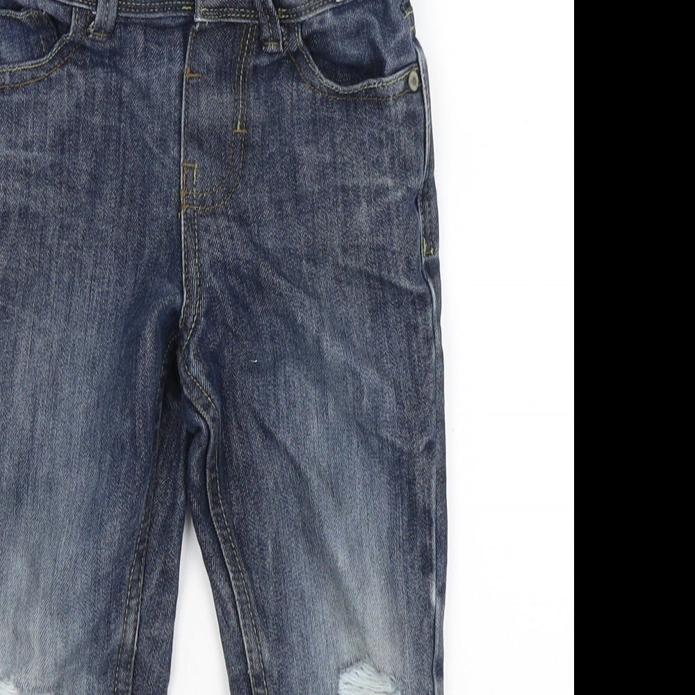 Primark Boys Blue   Straight Jeans Size 4-5 Years