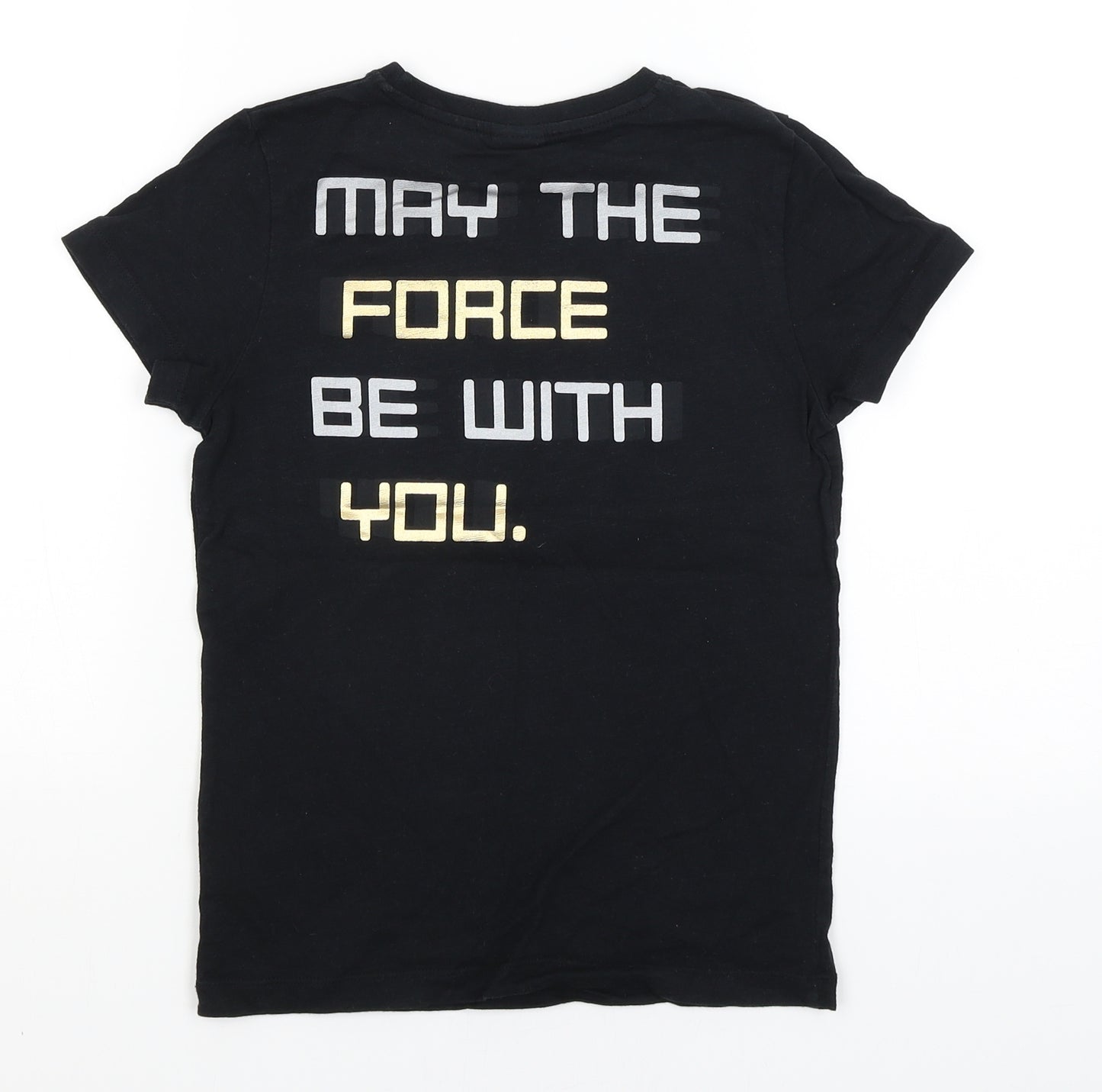 NEXT Boys Black   Basic T-Shirt Size 9 Years  - Star Wars