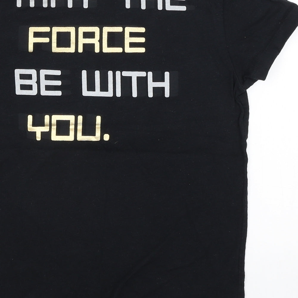 NEXT Boys Black   Basic T-Shirt Size 9 Years  - Star Wars