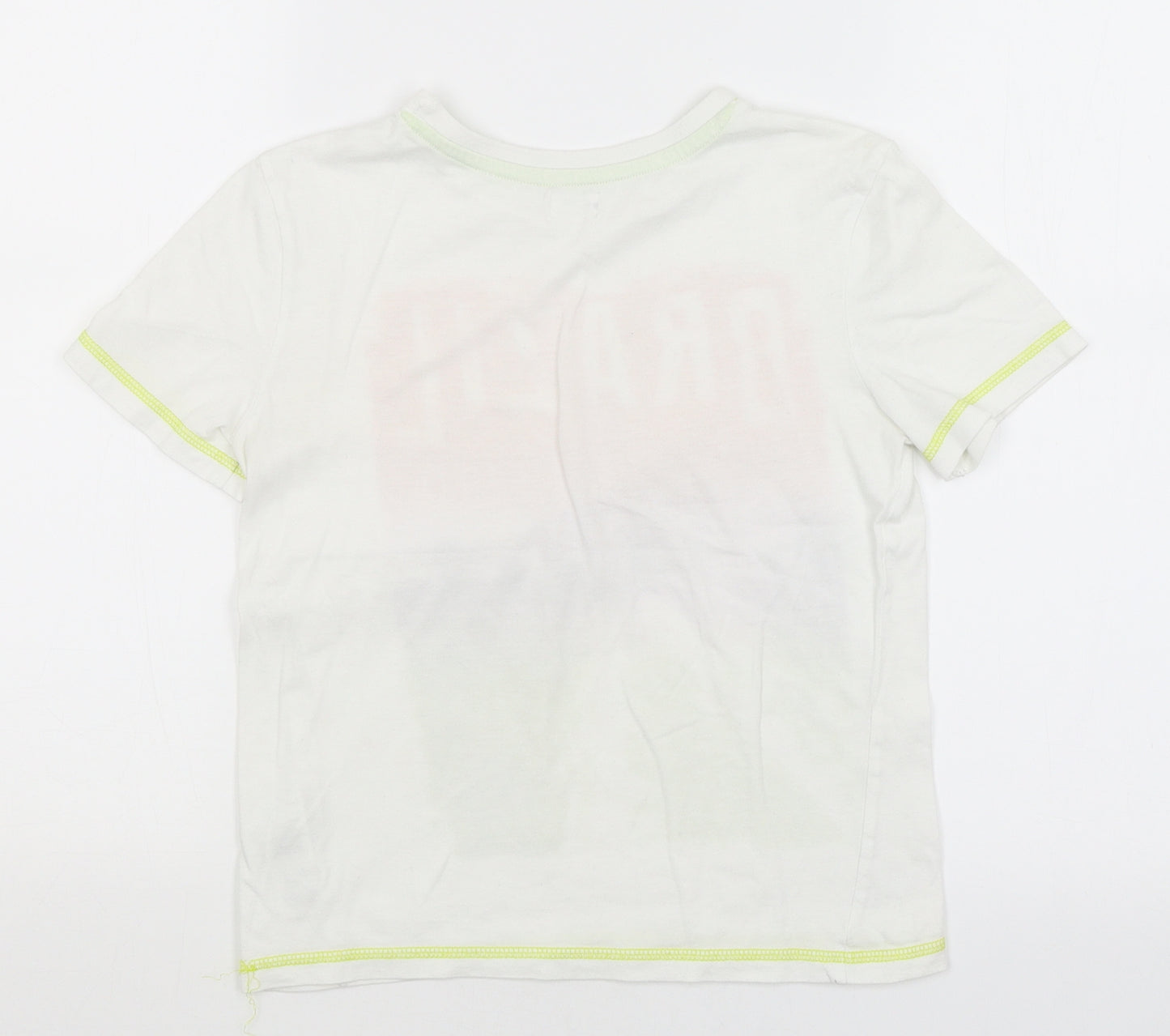 F&F Boys White   Basic T-Shirt Size 7-8 Years  - Brazil