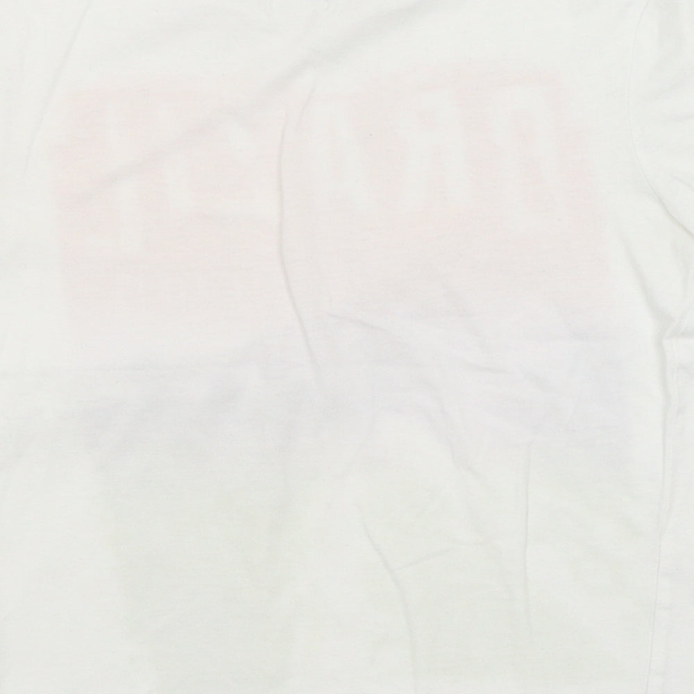 F&F Boys White   Basic T-Shirt Size 7-8 Years  - Brazil