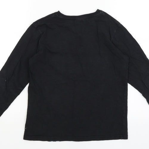 NEXT Boys Black   Basic T-Shirt Size 9 Years  - X-Ray DJ
