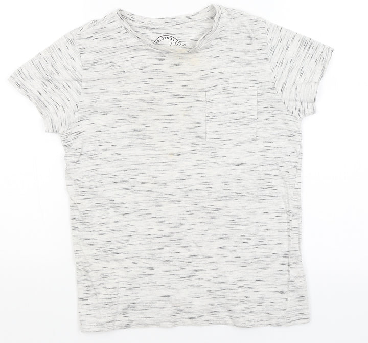 NEXT Boys Grey Basic T-Shirt Size 9 Years