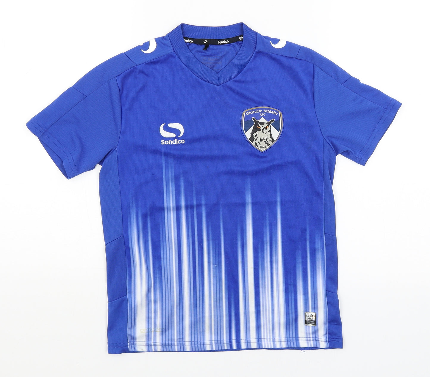Sondico Boys Blue   Basic T-Shirt Size 9-10 Years  - Oldham Athletic AFC